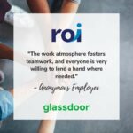 Glassdoor Testimonial - Fosters Teamwork