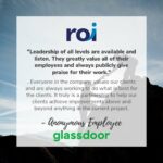 Glassdoor Testimonial - Leadership Listens